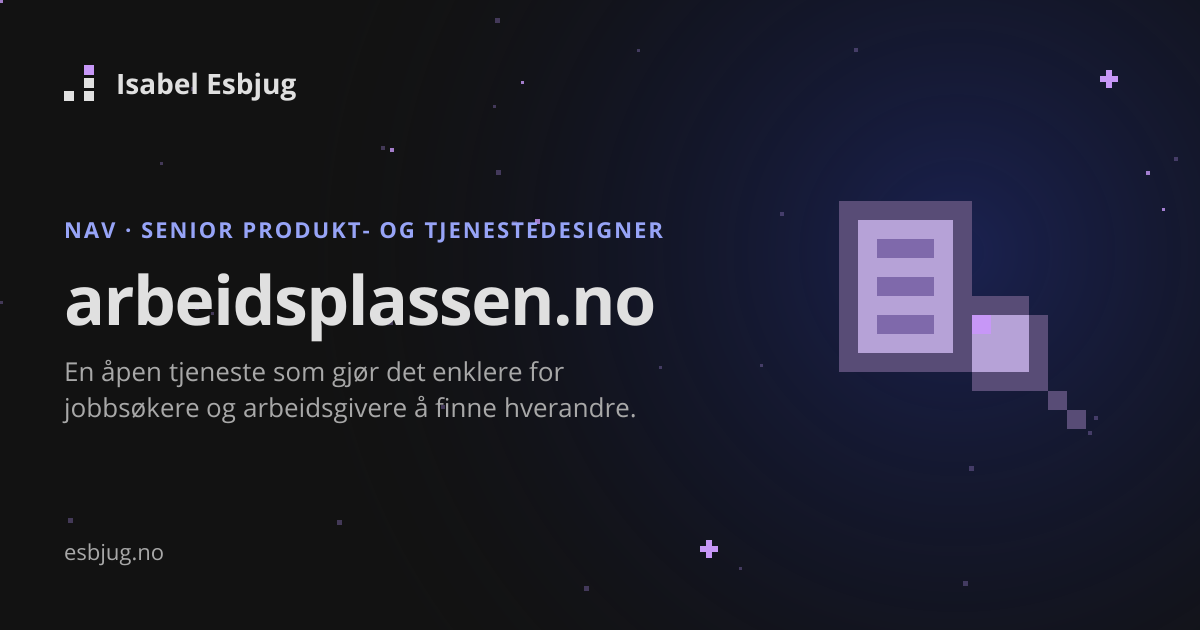 Delingskort for en case